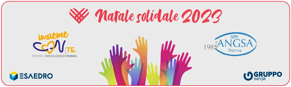 Natale solidale 2023 Infor ed Esaedro